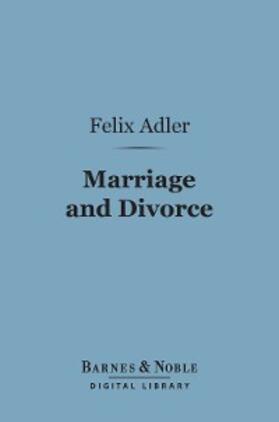 Adler | Marriage and Divorce (Barnes & Noble Digital Library) | E-Book | sack.de