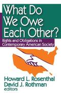Rosenthal |  What Do We Owe Each Other? | Buch |  Sack Fachmedien