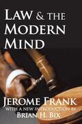 Bix / Frank |  Law and the Modern Mind | Buch |  Sack Fachmedien