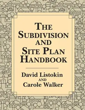 White / Listokin |  The Subdivision and Site Plan Handbook | Buch |  Sack Fachmedien
