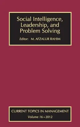 Rahim |  Social Intelligence, Leadership, and Problem Solving | Buch |  Sack Fachmedien