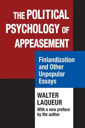 Laqueur |  The Political Psychology of Appeasement | Buch |  Sack Fachmedien