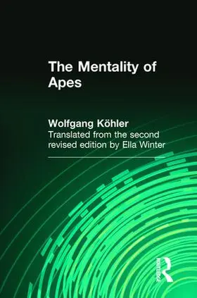 Kohler |  The Mentality of Apes | Buch |  Sack Fachmedien