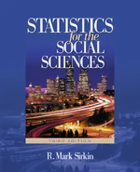 Sirkin |  Statistics for the Social Sciences | Buch |  Sack Fachmedien