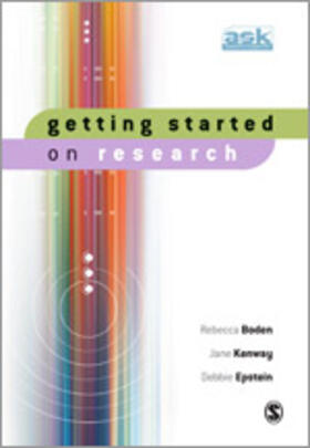 Boden / Kenway / Epstein | Getting Started on Research | Buch | 978-1-4129-0696-8 | sack.de