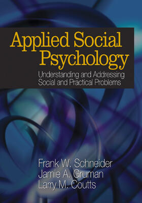 Coutts / Schneider / Gruman |  Applied Social Psychology | Buch |  Sack Fachmedien