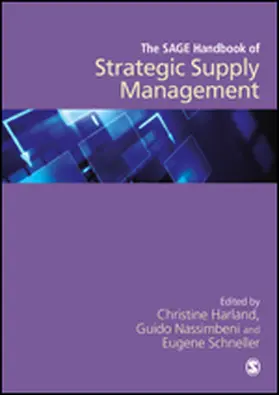 Harland / Nassimbeni / Schneller | The SAGE Handbook of Strategic Supply Management | Buch | 978-1-4129-2408-5 | www.sack.de