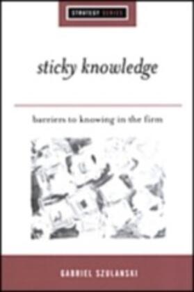 Szulanski | Sticky Knowledge | E-Book | sack.de