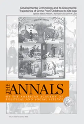 Sampson / Laub |  Developmental Criminology and Its Discontents | Buch |  Sack Fachmedien
