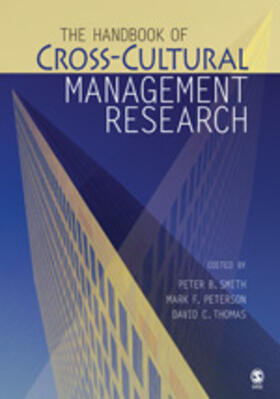 Smith / Peterson / Thomas |  The Handbook of Cross-Cultural Management Research | Buch |  Sack Fachmedien