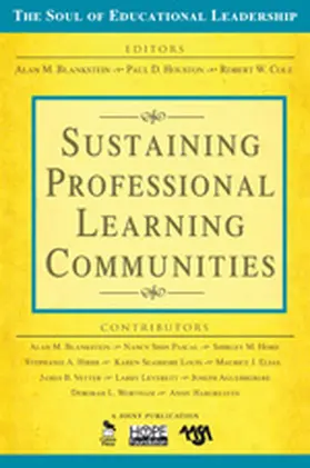 Blankstein / Houston / Cole |  Sustaining Professional Learning Communities | Buch |  Sack Fachmedien