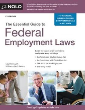 Guerin / Barreiro | Essential Guide to Federal Employment Laws, The | E-Book | sack.de