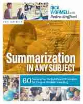 Wormeli / Stafford |  Summarization in Any Subject | Buch |  Sack Fachmedien