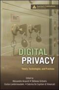 Acquisti / Gritzalis / Lambrinoudakis |  Digital Privacy | Buch |  Sack Fachmedien
