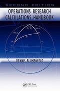 Blumenfeld |  Operations Research Calculations Handbook | Buch |  Sack Fachmedien