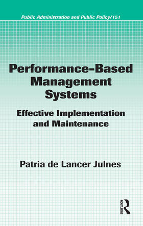 Julnes | Performance-Based Management Systems | Buch | 978-1-4200-5427-9 | sack.de