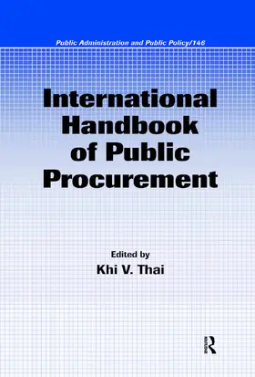 Thai |  International Handbook of Public Procurement | Buch |  Sack Fachmedien