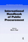 Thai |  International Handbook of Public Procurement | Buch |  Sack Fachmedien