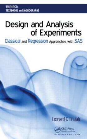 Onyiah |  Design and Analysis of Experiments | Buch |  Sack Fachmedien