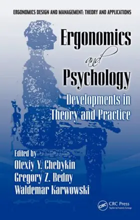 Chebykin / Bedny / Karwowski |  Ergonomics and Psychology | Buch |  Sack Fachmedien