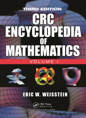 Weisstein |  The CRC Encyclopedia of Mathematics, Third Edition - 3 Volume Set | Buch |  Sack Fachmedien