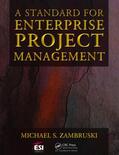 Zambruski |  A Standard for Enterprise Project Management | Buch |  Sack Fachmedien
