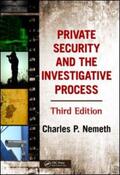 Nemeth |  Private Security and the Investigative Process | Buch |  Sack Fachmedien