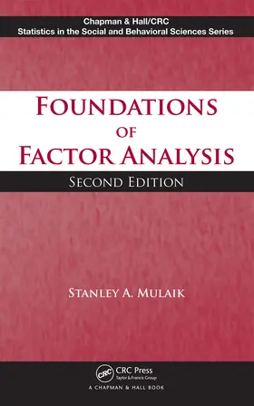 Mulaik |  Foundations of Factor Analysis | Buch |  Sack Fachmedien