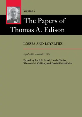 Edison / Israel / Carlat |  The Papers of Thomas A. Edison | Buch |  Sack Fachmedien