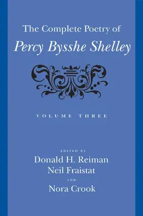 Shelley / Reiman / Fraistat |  The Complete Poetry of Percy Bysshe Shelley | Buch |  Sack Fachmedien