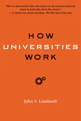 Lombardi |  How Universities Work | eBook | Sack Fachmedien