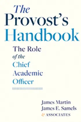 Martin / Samels |  Provost's Handbook | Buch |  Sack Fachmedien