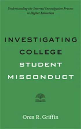 Griffin | Investigating College Student Misconduct | Buch | 978-1-4214-2637-2 | sack.de