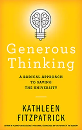 Fitzpatrick | Generous Thinking | Buch | 978-1-4214-2946-5 | www.sack.de