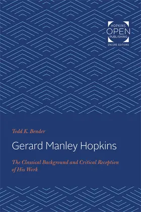 Bender |  Gerard Manley Hopkins | eBook | Sack Fachmedien