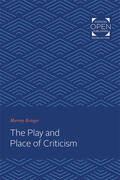 Krieger |  The Play and Place of Criticism | Buch |  Sack Fachmedien
