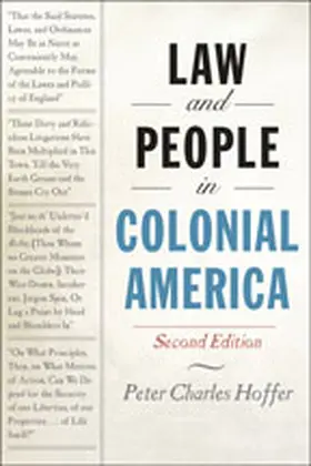 Hoffer | Law and People in Colonial America | Buch | 978-1-4214-3459-9 | www.sack.de