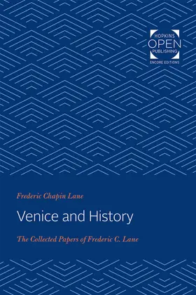 Lane |  Venice and History | Buch |  Sack Fachmedien