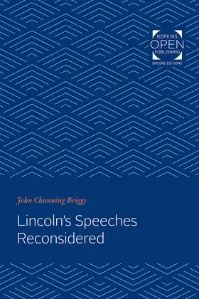 Briggs | Lincoln's Speeches Reconsidered | E-Book | www.sack.de