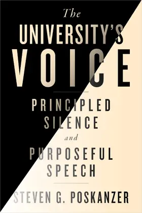 Poskanzer |  The University's Voice | Buch |  Sack Fachmedien
