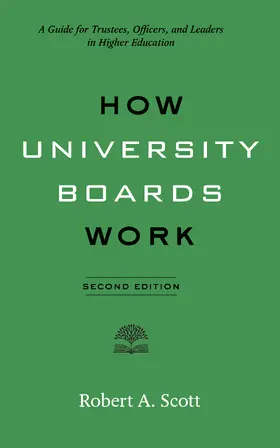 Scott |  How University Boards Work | eBook | Sack Fachmedien