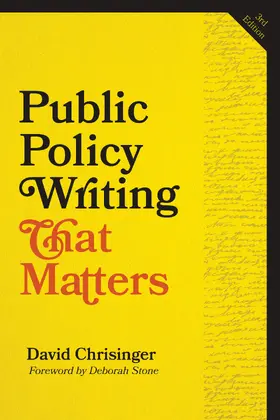 Chrisinger | Public Policy Writing That Matters | E-Book | www.sack.de