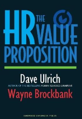 Ulrich / Brockbank |  The HR Value Proposition | eBook | Sack Fachmedien