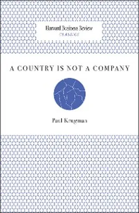 Krugman |  A Country Is Not a Company | eBook | Sack Fachmedien