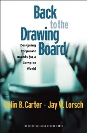 Carter / Lorsch |  Back to the Drawing Board | eBook | Sack Fachmedien
