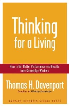 Davenport | Thinking for a Living | E-Book | sack.de