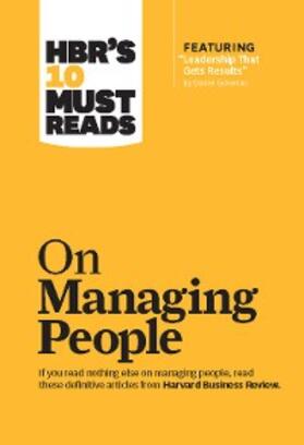 Review / Goleman / Katzenbach | HBR's 10 Must Reads on Managing People (with featured article "Leadership That Gets Results," by Daniel Goleman) | E-Book | sack.de