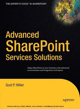 Hillier | Advanced SharePoint Services Solutions | E-Book | sack.de
