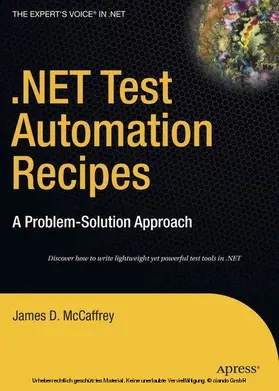 McCaffrey | .NET Test Automation Recipes | E-Book | www.sack.de