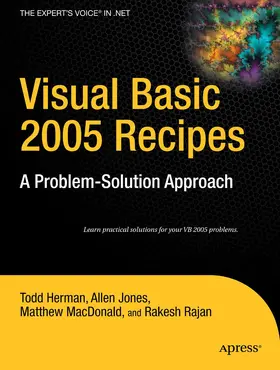 Rajan / MacDonald / Herman | Visual Basic 2005 Recipes | E-Book | www.sack.de